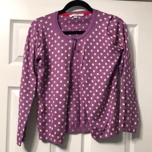 Boden polka dot cardigan